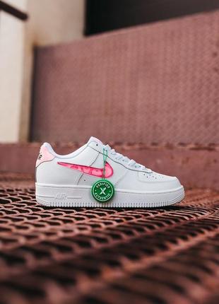 Кроссовки найк женские форсы аир форс кеды обувь взуття nike air force love8 фото