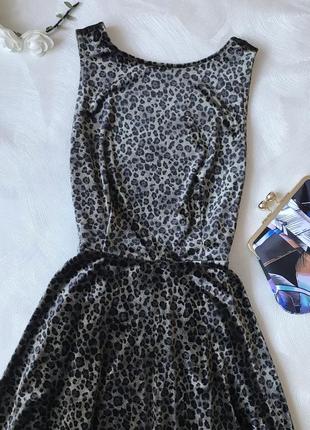 Велюровое бархатное платье topshop с открытой спинкой2 фото