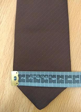 Краватка в смужку з малюнком вінтаж київ7 фото