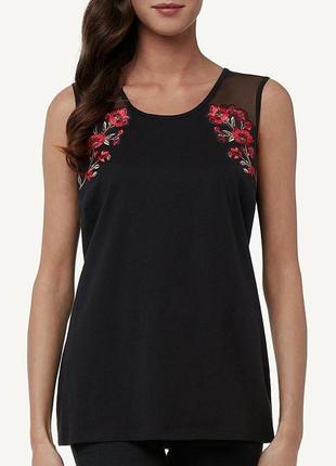 Изысканная маечка intimissimi из хлопка supima® и эффектной вышивкой  !! 🌿🌿🌿