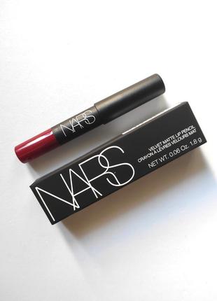 Помада-олівець матова nars velvet matte lip pencil1 фото