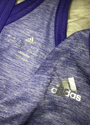 🌿спортивная майка под топ adidas для спорта фитнеса бега5 фото