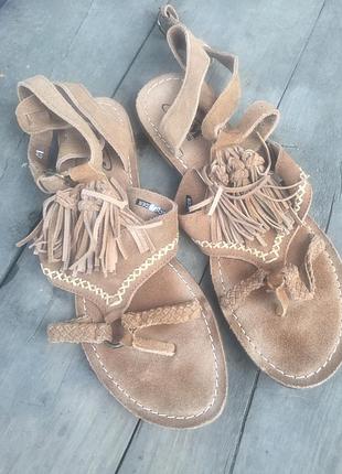 Босоножки сандалии замшевые spm - голландия