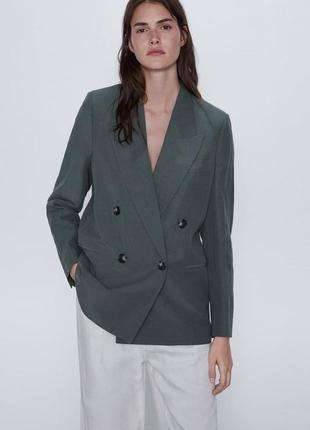 Піджак з льону zara.