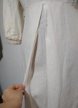 ,,100% лён фирменное льняное платье халат натуральный тренч накидка бохо льон супер качество!!!8 фото