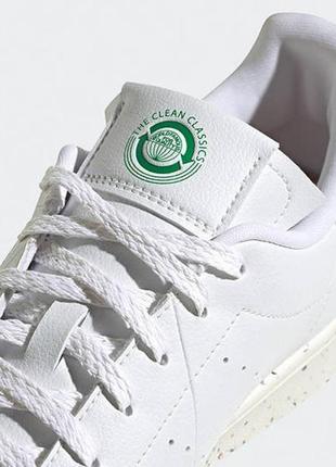 Білі кеди adidas originals stan smith clean classics5 фото