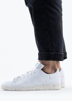 Білі кеди adidas originals stan smith clean classics1 фото