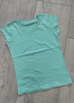 Базовая однотонная футболка disney 8 лет 128 см