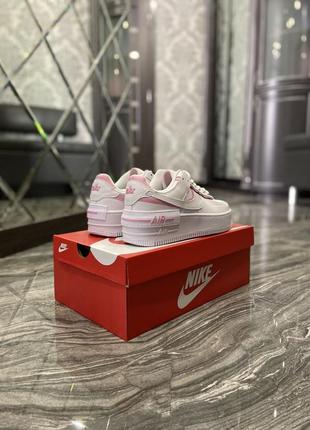 Кроссовки найк женские обувь nike air force shadow pink форсы аир форс кеды2 фото