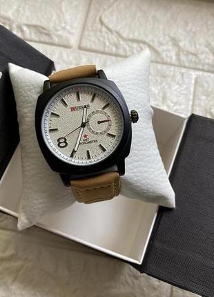 Мужские наручные часы curren в подарочной коробочке4 фото