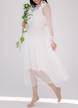 Сукня біле мереживо