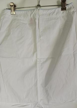 Спортивная белая юбка3 фото