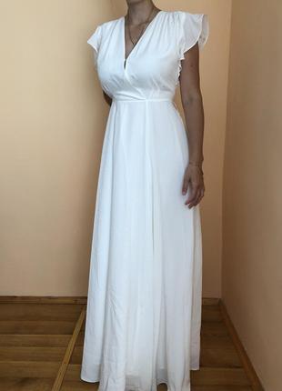 Платье на розписку, плаття на розпис , біле платття , вечірнє плаття1 фото
