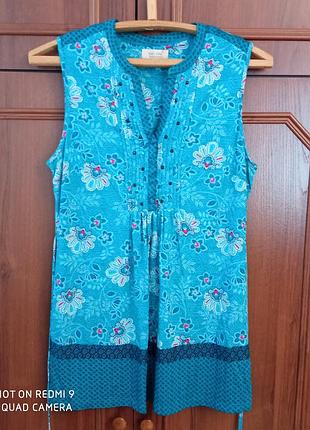 Блуза туника трикотажная футболка