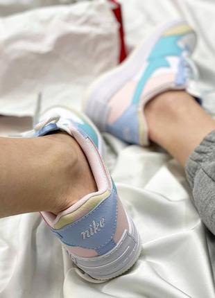 Nike air force shadow multicolor кроссовки найк женские форсы аир форс кеды обувь10 фото