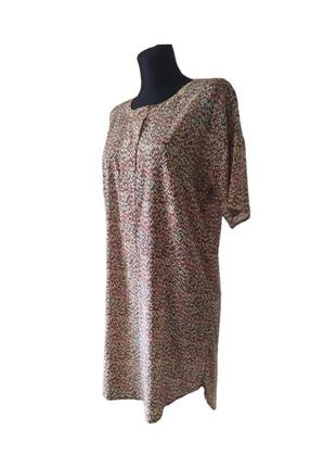 Шелковое дизайнерское платье летнее плаття сукня рубашка шелк julie fagerholt р.467 фото