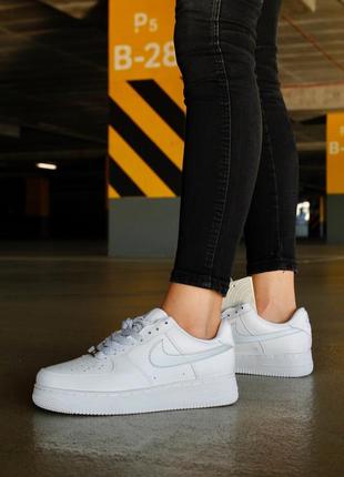 Кроссовки найк женские аир форс кеды nike air force 1 low reflective9 фото