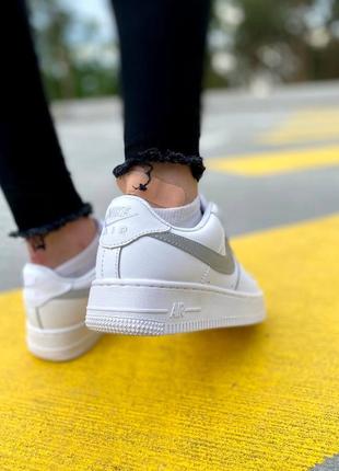 Nike air force 1 low reflective женские кроссовки найк кеды рефлективные2 фото