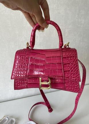 Розовая сумочка фуксия сумка