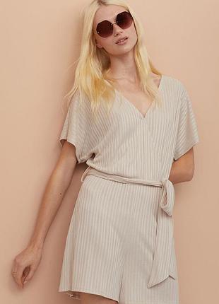 Комбез шортами h&m, новий в смужку , розмір м-л🔥