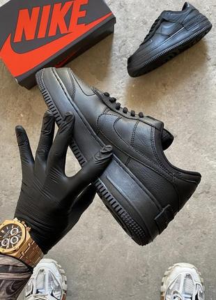 Nike air force shadow black кроссовки найк женские форсы аир форс кеды5 фото