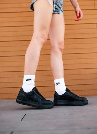 Nike air force shadow black женские кроссовки найк обувь кеды9 фото