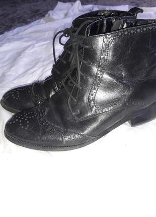 Ботинки кожаные челси 36-37  размер