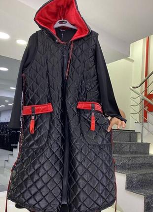 Шикарный комплект двойка платье и безрукавка