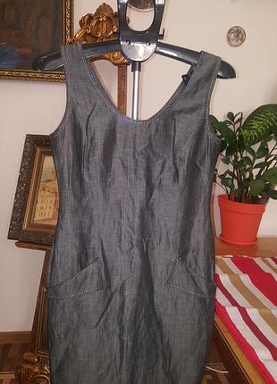Платье льняное,р.38