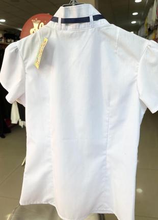 Блуза  белая школьная2 фото