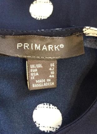 Шифоновая блуза в горох primark, р.144 фото