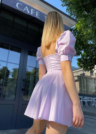 Платье мини с пышной юбкой4 фото