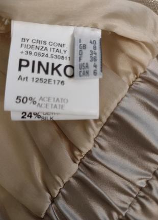 Pinko вітровка шовкова з люррексом, як сорочка4 фото