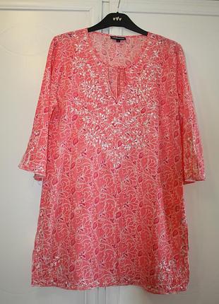 Блуза бохо, сорочка, бавовна, туніка, аышивка