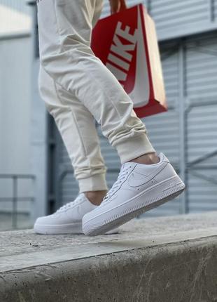 Кроссовки женские nike air force 1 (натуральная кожа)5 фото