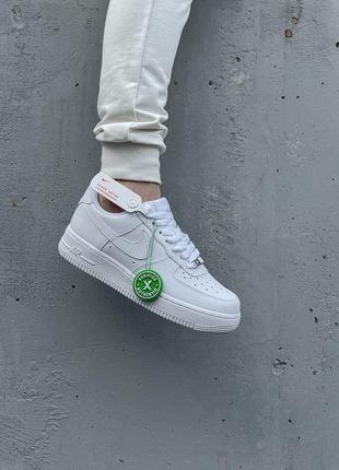 Кроссовки женские nike air force 1 (натуральная кожа)9 фото