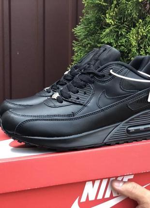 Кроссовки мужские nike air max 90 черные / кросівки чоловічі найк аир макс чорні кроссы1 фото