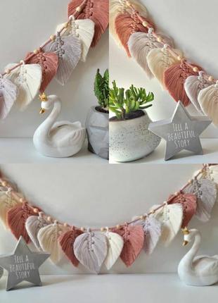 Снова в наличии! панно листья, перья