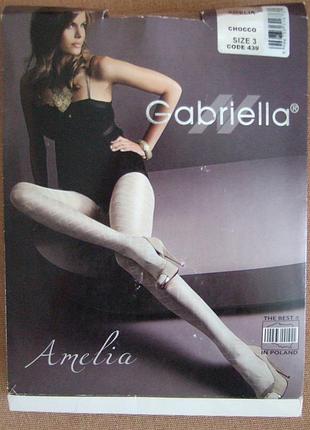 Колготи gabriella amelia польща, розмір 3,колір коричневий