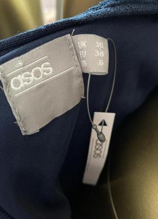 Платье миди из тюля с лямкой на шее asos7 фото