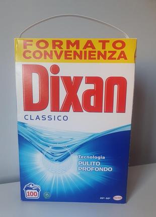 Порошок для прання dixan classico італія універсальний безфосфатний 100 прань