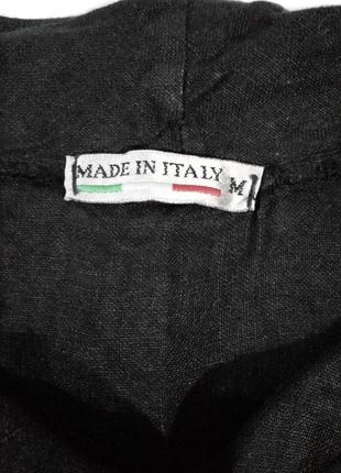 Базовый топ блуза лен вышивка италия5 фото