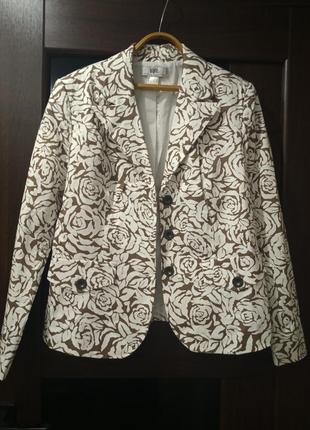 Роскошный летний пиджак, жакет, блейзер bonprix collection 50 разм5 фото