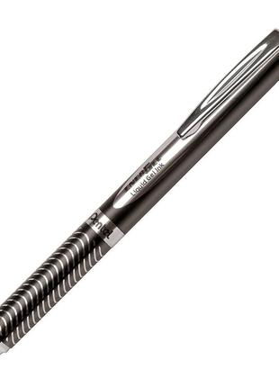 Pentel energel alloy rt premium liquid gel pen, 0.7mm, black barrel, black ink гелевая ручка + блокн