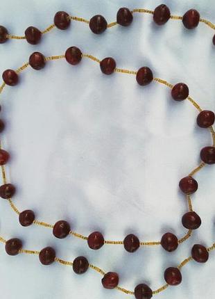 Бусы деревянные /дерев яне намисто.
