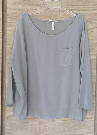 Блуза вільного крою шовк розмір s1 фото