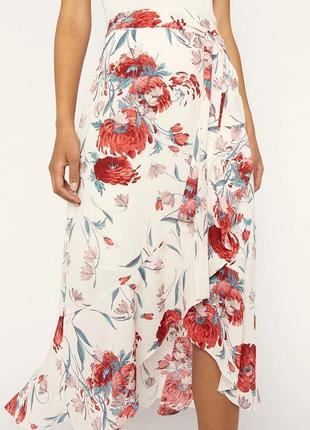 Легкая юбка dorothy perkins цветочный принт4 фото