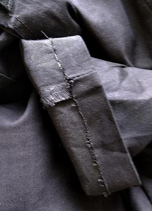 Черные стрейчевые джинсы слимы, летний вариант7 фото