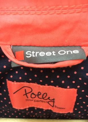 Стильный яркий пиджак из хлопка немецкой марки street one.8 фото