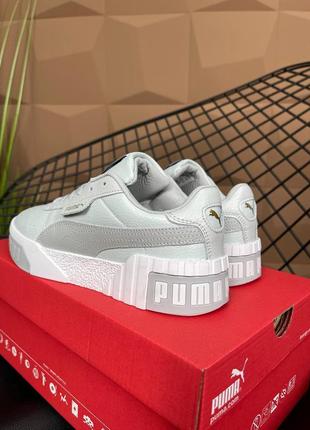 Женские кроссовки puma cali grey4 фото